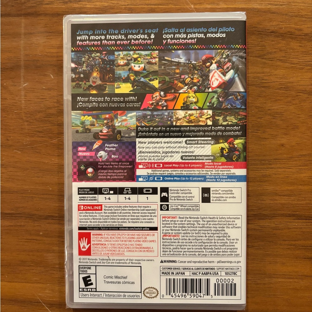 Mario Kart 8 Deluxe for Nintendo Switch - Sealed Box - Picture 2 of 6